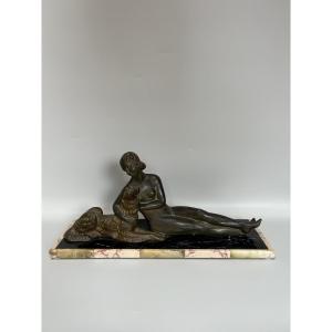 Art Deco Sculpture Signed L. Bruns
