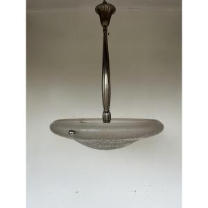 Daum Nancy Art Deco Pendant Light 