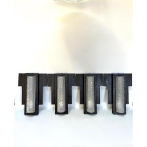 Schneider Art Deco Sconces Suite Of 4