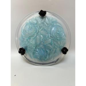 Opal-effect Art Deco Pendant Light