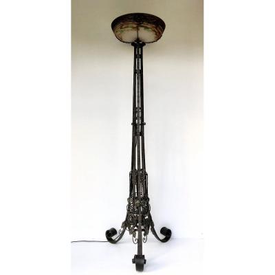Muller Frères Art Deco Floor Lamp