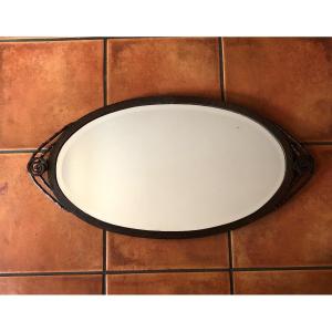 Art Deco Wrought Iron Mirror