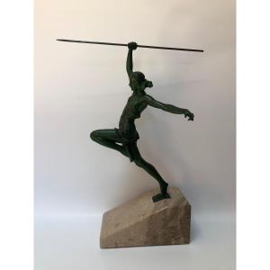 Max Le Verrier Amazon With The Javelin Signed Nac