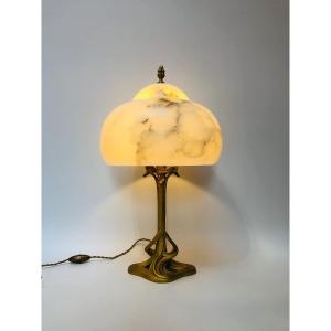 Art Nouveau Lamp In The Taste Of Majorelle