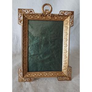 Napoleon III Gilt Bronze Photo Frame Album Format