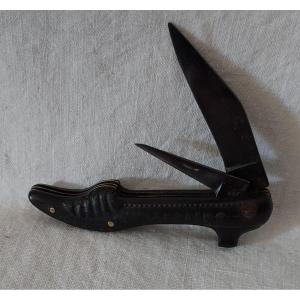 Pocket Knife Advertising Shoe La Micheline The Queen Of Liqueurs