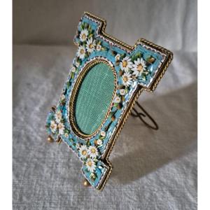 Small 19th Century Murano Glass Mosaic Photo Frame