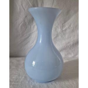 Sky Blue Opaline Hyacinth Rice Grain Vase 