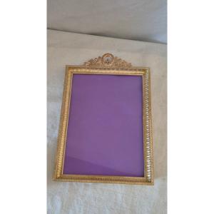 Good-sized Second Empire Gilt Bronze Frame