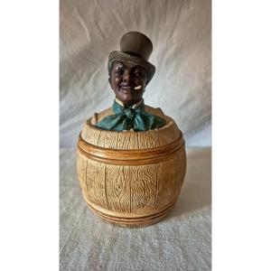 Terracotta Tobacco Pot By Johann Maresch, Late 19th Century 