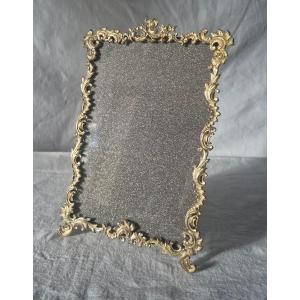 Gilt Bronze Frame In The Rococo Style Of Louis XV, 21 X 13.5 Cm