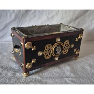 Small Napoleon III Planter From The Zimberg House, 19th Century 