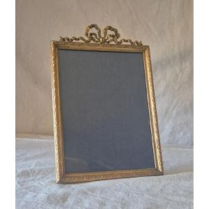 Napoleon III Photo Frame In Gilt Bronze, Of A Good Size And Quality