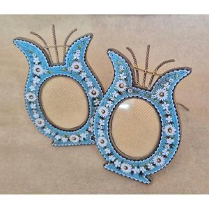 Italian Mosaïque Frames XIXth Century