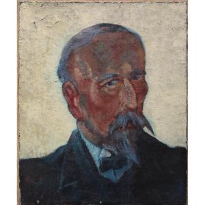 Pierre Mirault. 1899 - 1982. Portrait Of Jules Renard.