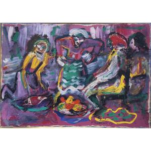 Toma Spasic 1930 - ?  Interior Scene.