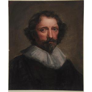 Edward Lutterell 1650 - 1725. Portrait Of Lucas Vorsterman.