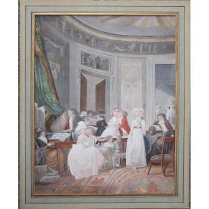 Elias Martin 1739 - 1818. The Concert In The Salon.