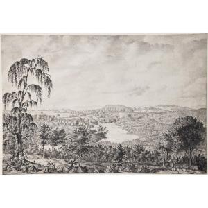 Henry Swinburne 1743 - 1803. Walkers Resting By A Lake.