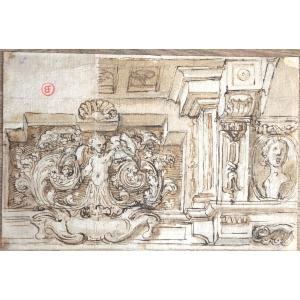 16th Century Italian School. Architectural Ornament Design.
