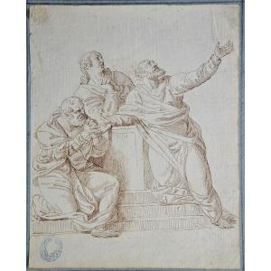 Northern Neoclassical School, Circa 1800. Group Of Apostles.