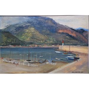 Frans Depooter 1898 - 1987. View Of Menton In 1952.
