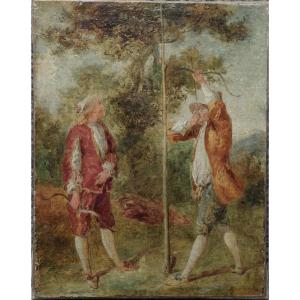 18th Century French School. The Archers.