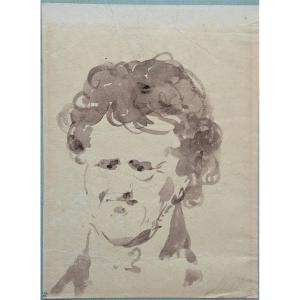 Jean-baptiste Isabey 1767-1855. Portrait Of Boully. Coll Du Marquis De Chennevières.