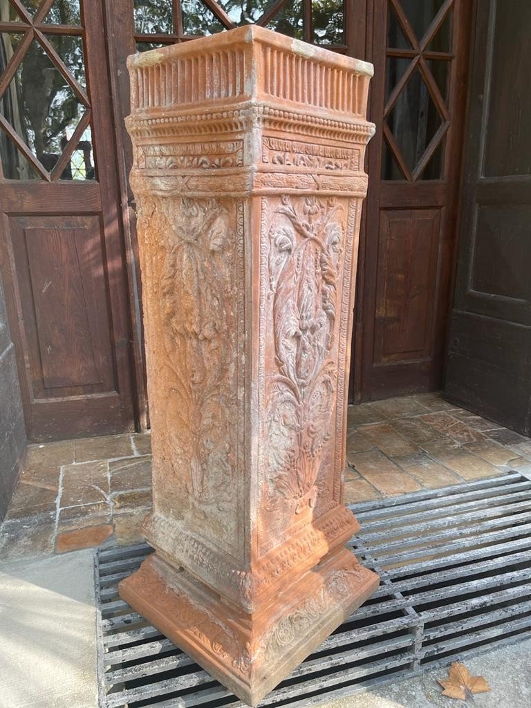 Coppia di colonne in terracotta 800'-photo-2