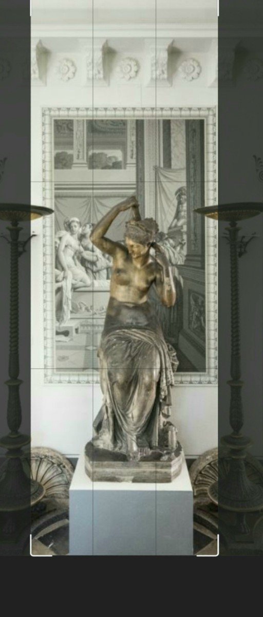 Statua neoclassica in terracotta 800'-photo-3