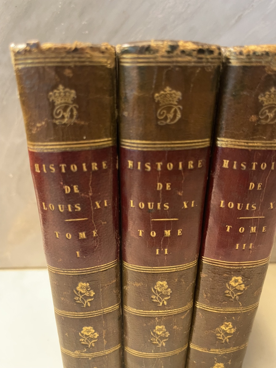 3 libri storia di Luigi XI-photo-2