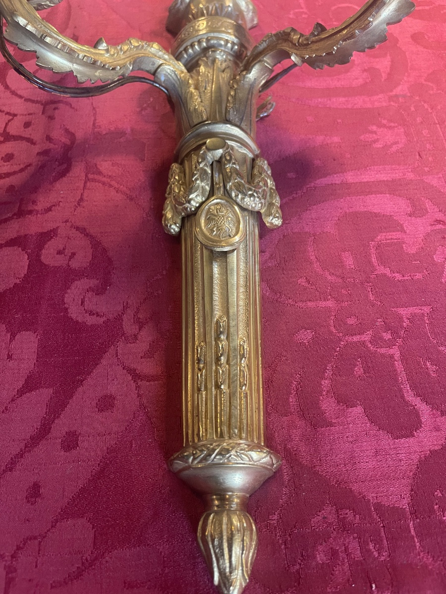 Coppia di applique Louis XVI-photo-3
