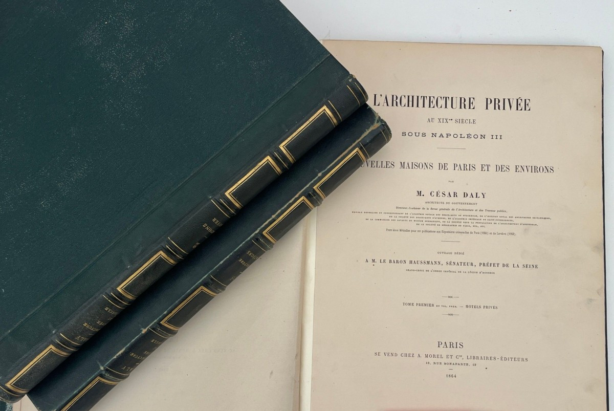 3 libri architetura césar Daly 1864-photo-2