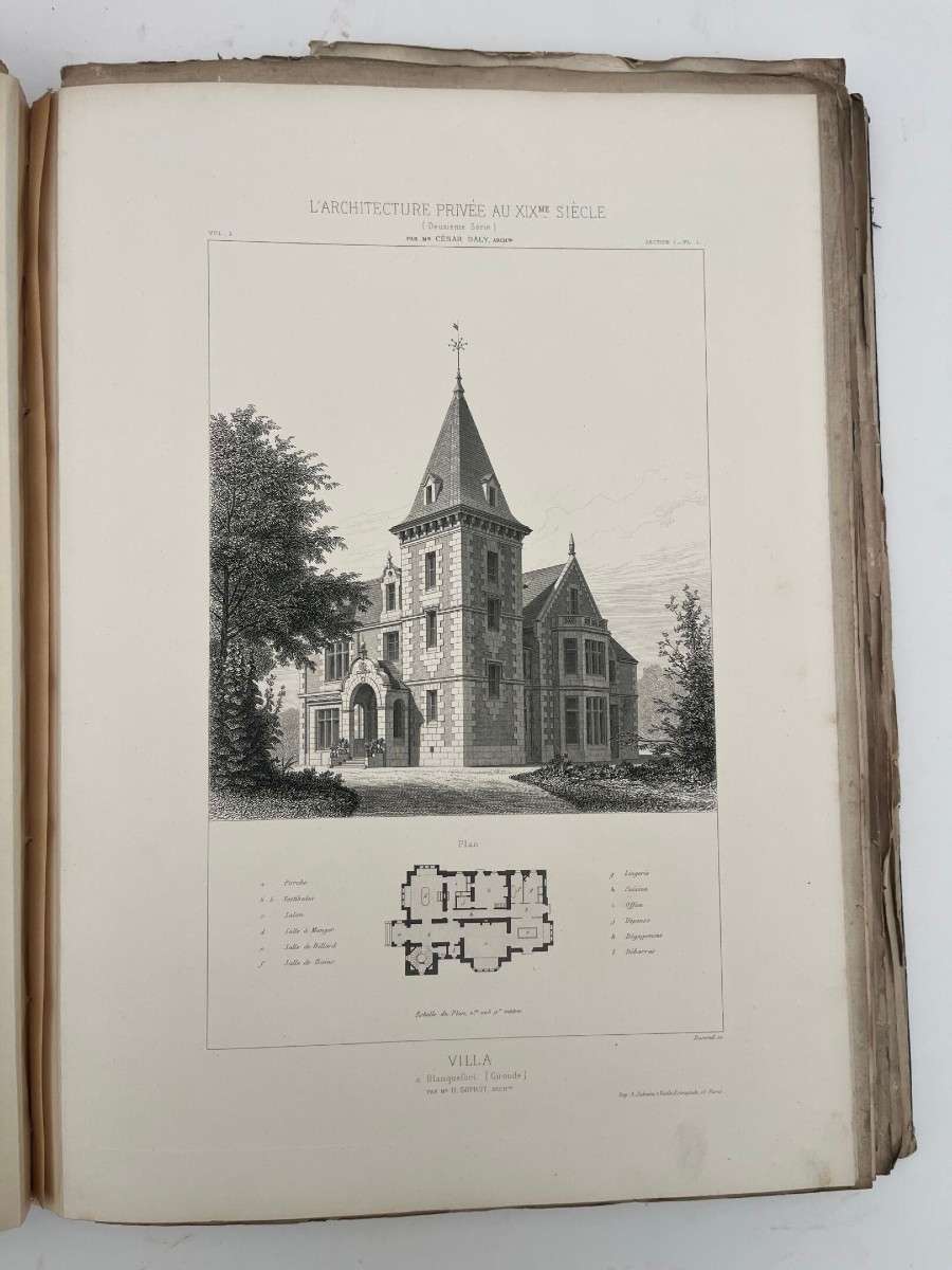 3 libri architetura césar Daly 1864-photo-1