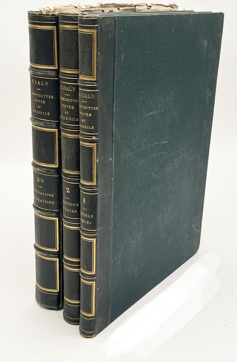 3 libri architetura césar Daly 1864