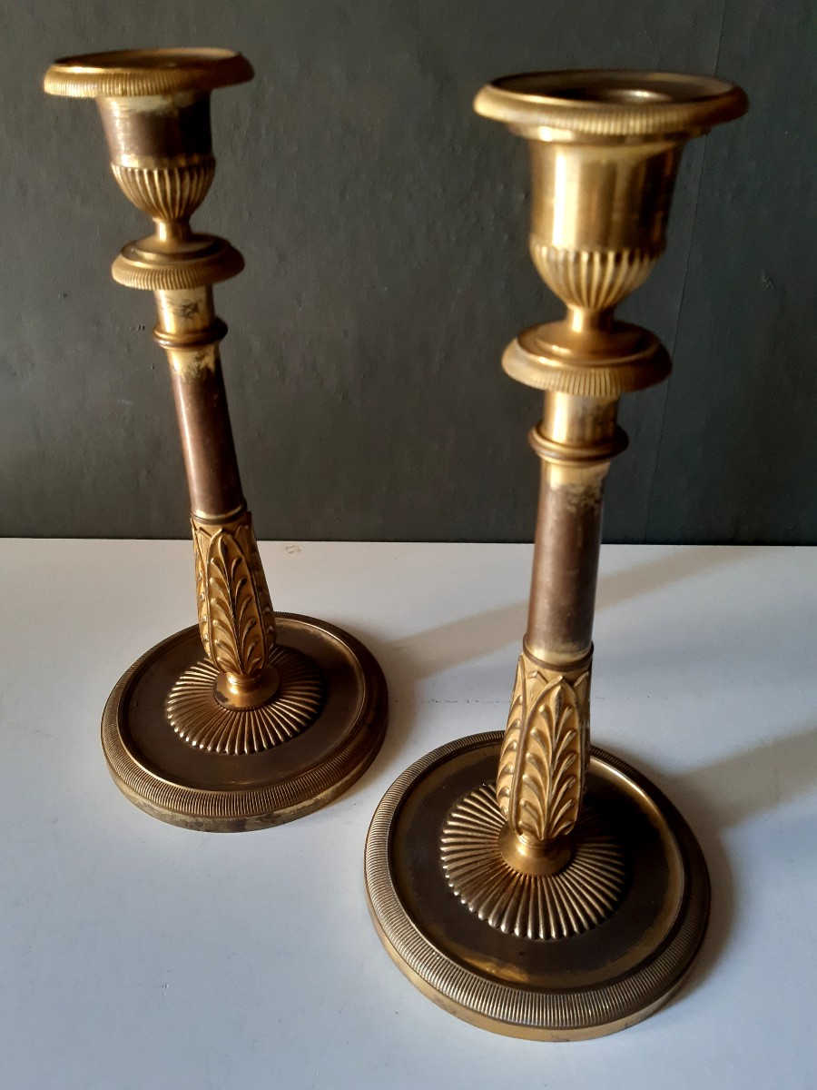 Coppia di porta candele-photo-2