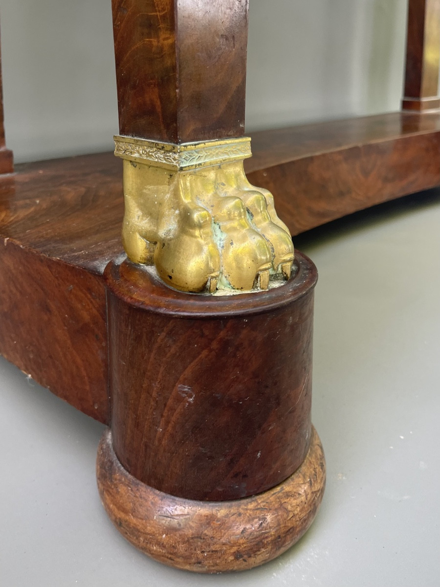 Console mogano impero-photo-3