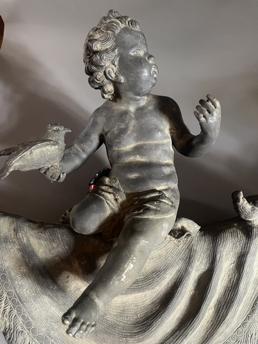Coppia di putti bronzo 800’-photo-2