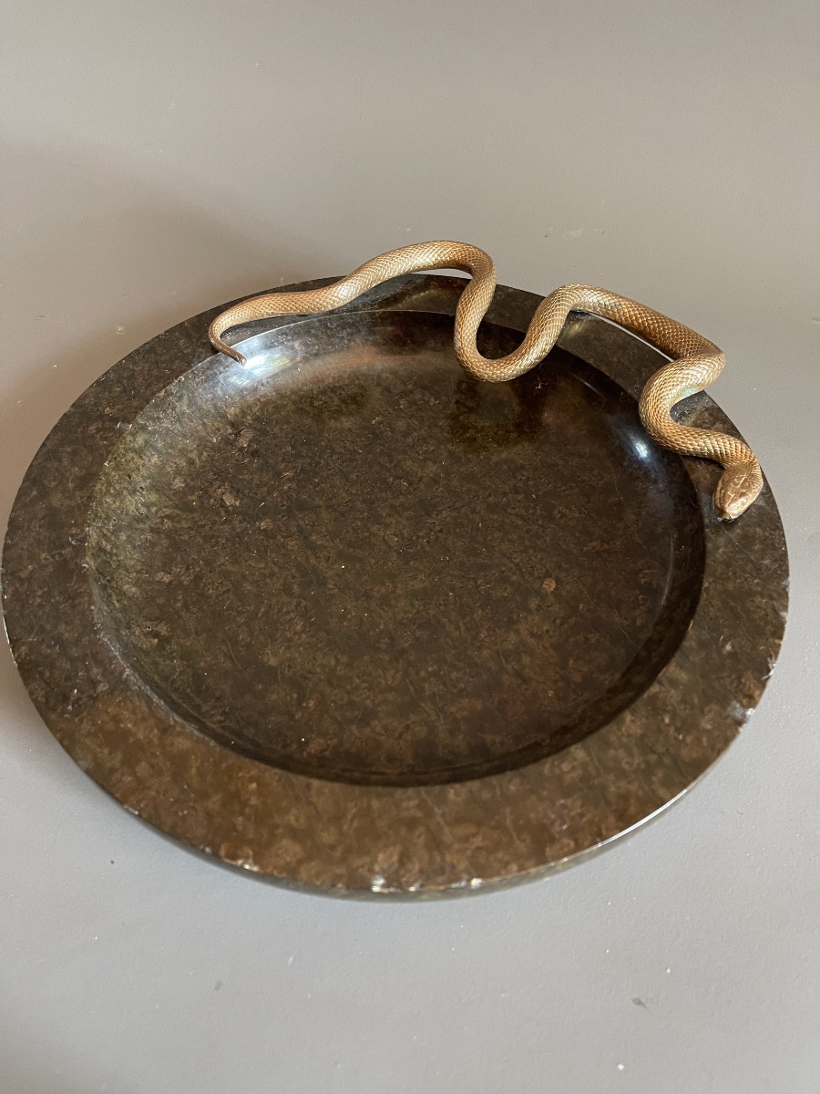 Piatto serpentine Art Deco