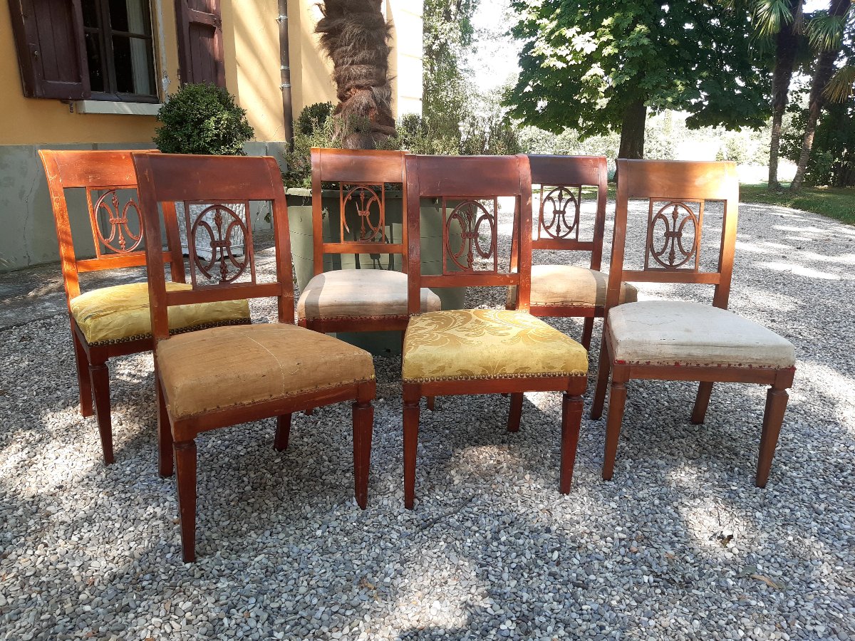 6 sedie directoire