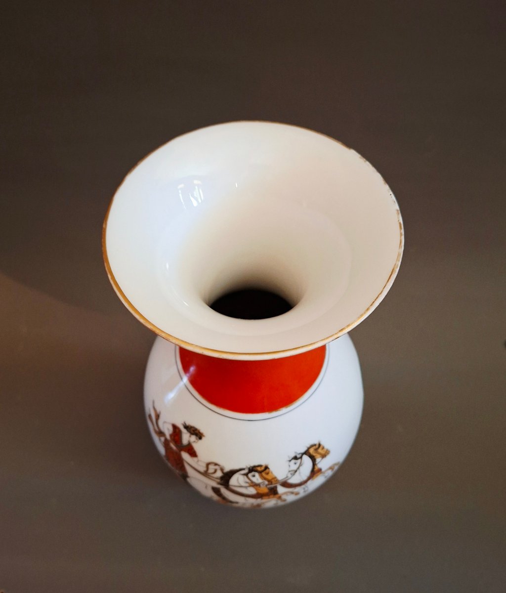 Vaso di porcellana neoclassico-photo-3
