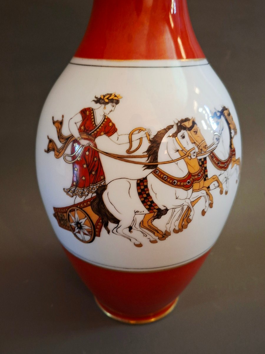 Vaso di porcellana neoclassico-photo-4