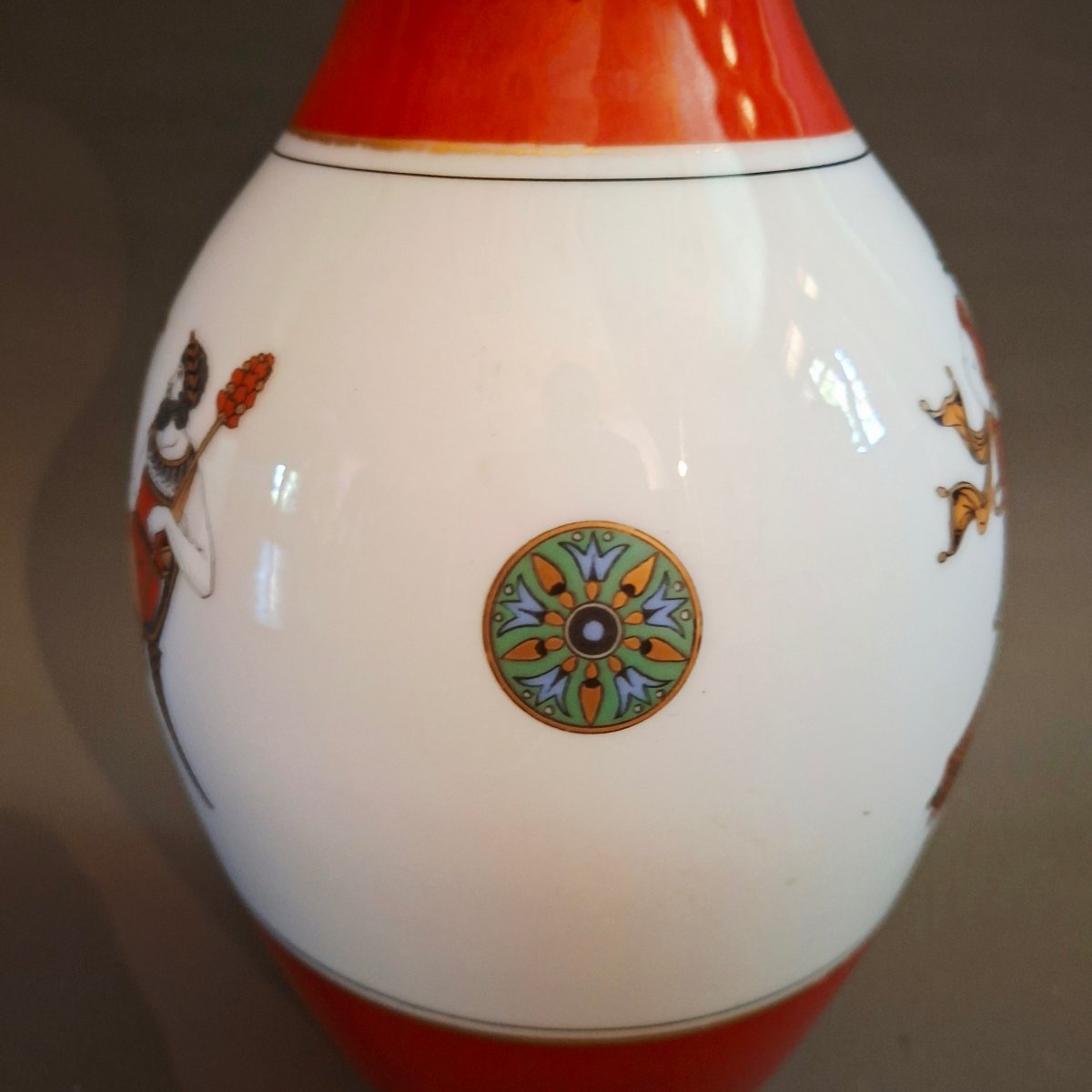 Vaso di porcellana neoclassico-photo-2
