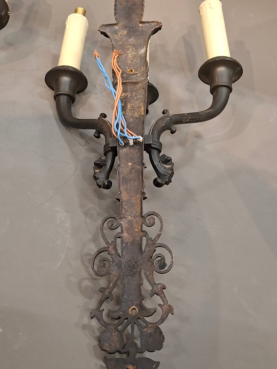Coppia di applique bronzo -photo-2