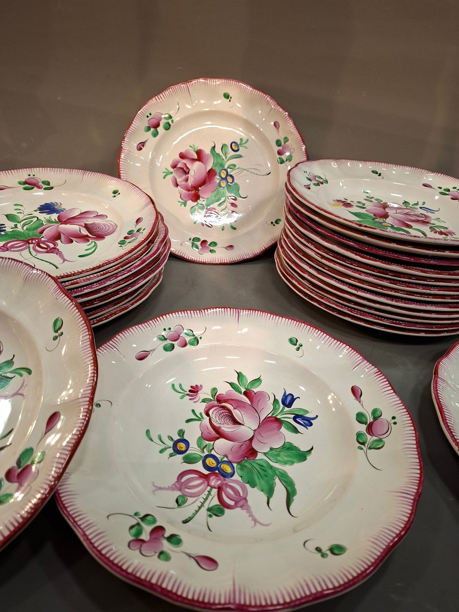 23 piatti ceramica Luneville 800-photo-2