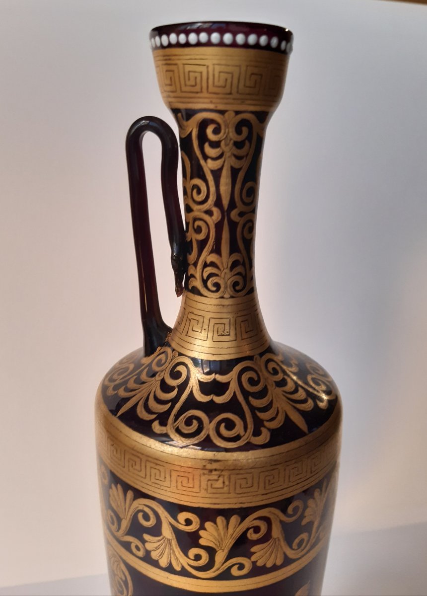 Venise, Vase Forme Antique Murano 19eme-photo-4