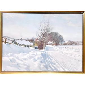 Passaggio innevato in Danimarca