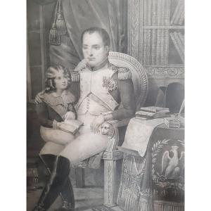 Napoleone et su figlio 