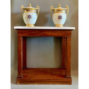 Console impero mogano