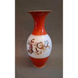 Vaso di porcellana neoclassico